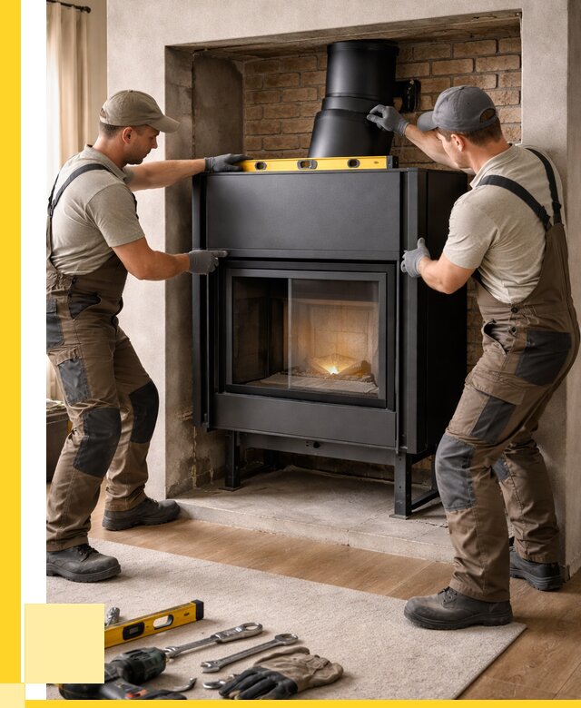 Установка каминных топок в Сосногорске под ключ от 18569 р. | ЭриданСно