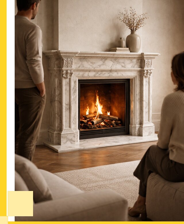 Мраморные камины под ключ в Сосногорске от 257900 р. | ЭриданСно