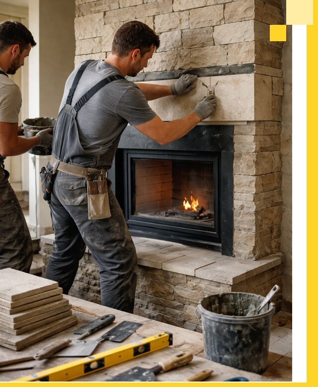 Проектирование и установка открытых каминов в Сосногорске