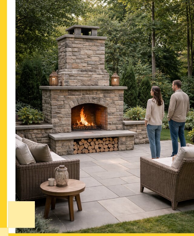 Уличные камины из кирпича в Сосногорске от 154740 р. | ЭриданСно