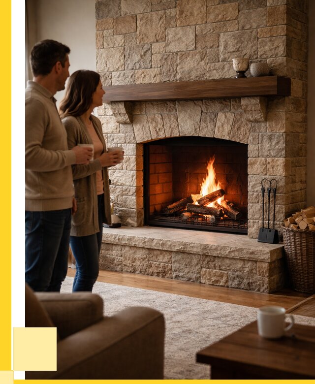 Каменные камины на заказ в Сосногорске от 185688 р. | ЭриданСно