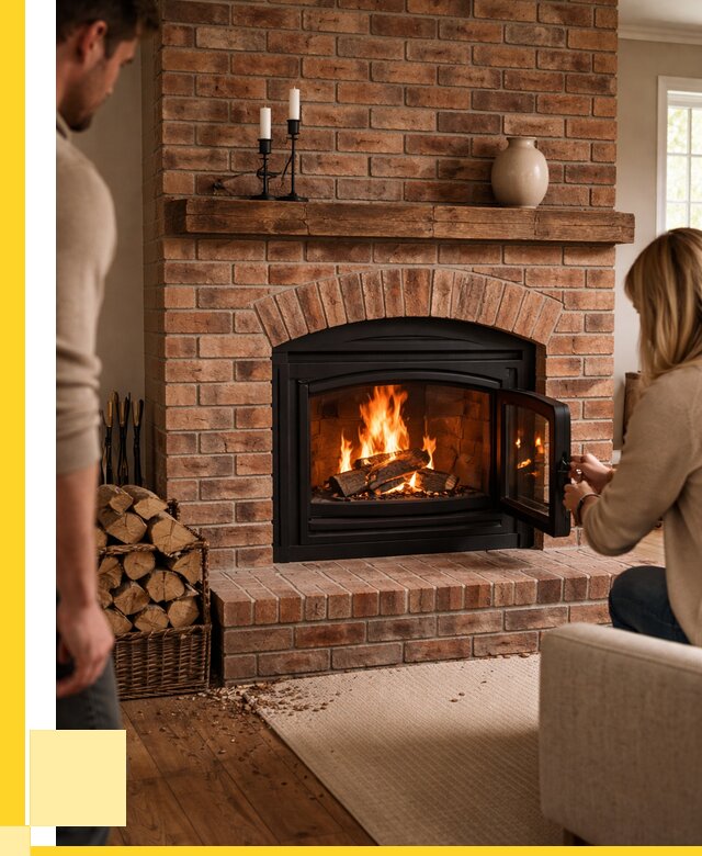 Кирпичные камины под ключ в Сосногорске от 154740 р. | ЭриданСно