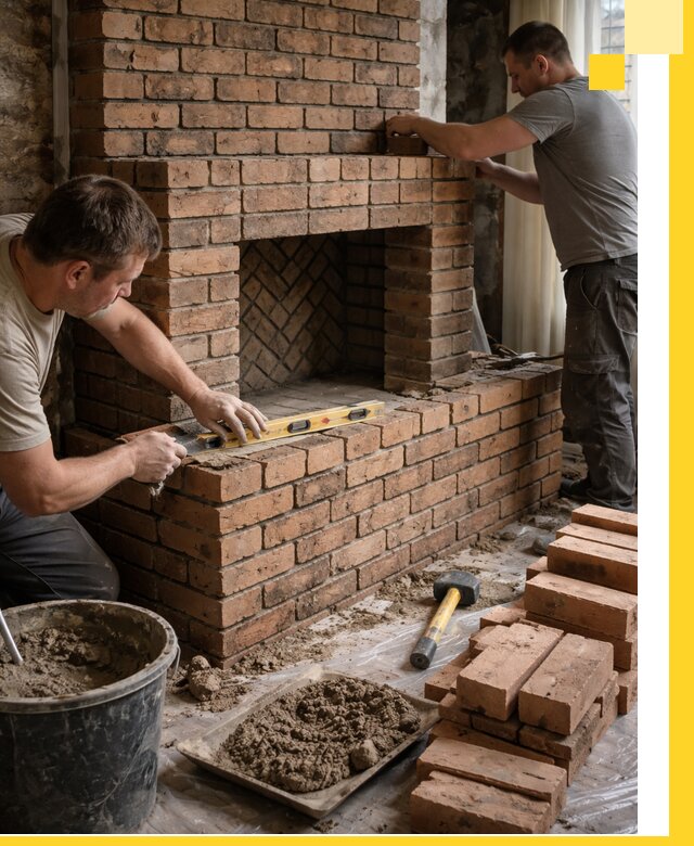 Изготовление и установка кирпичных каминов в Сосногорске