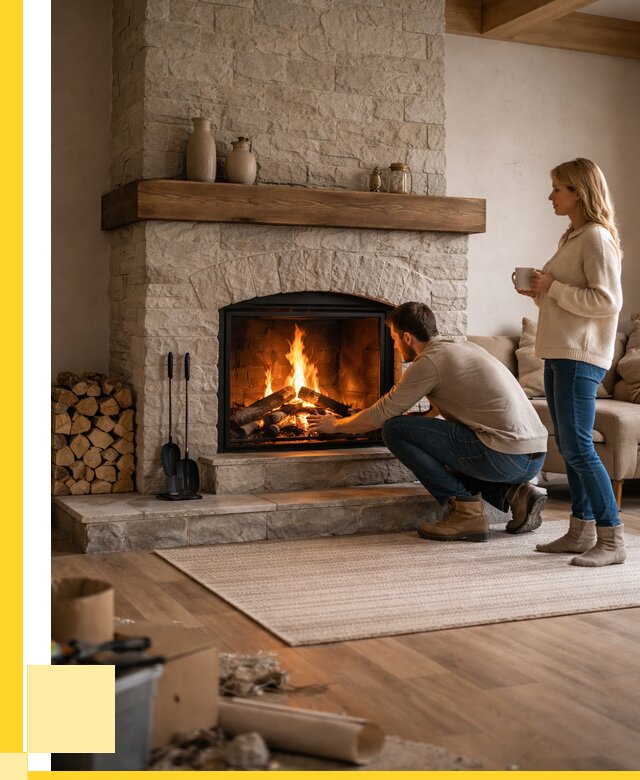 Камины для загородного дома в Сосногорске от 361060 р., ЭриданСно