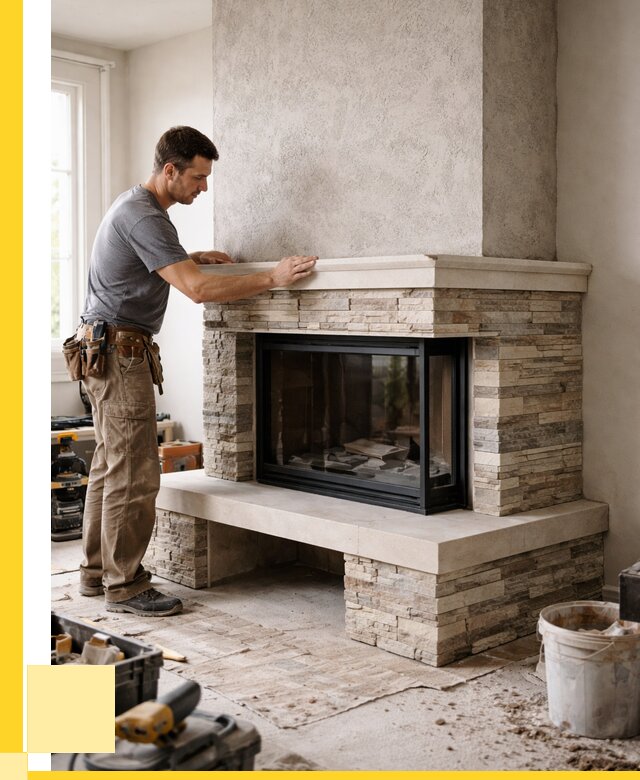 Изготовление каминов под ключ в Сосногорске от 154740 р. | ЭриданСно