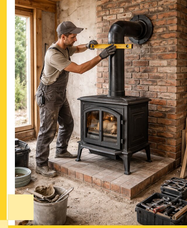 Монтаж печей установка банной печи в Сосногорске от 15474 р. | ЭриданСно