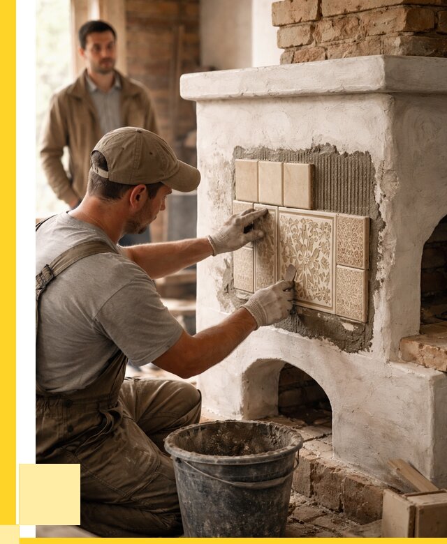 Отделка печей и банных печей в Сосногорске от 36106 р. | ЭриданСно