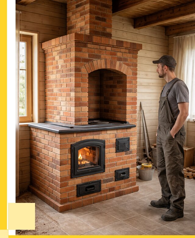 Кирпичные печи в Сосногорске: купить от 154740 р. | ЭриданСно