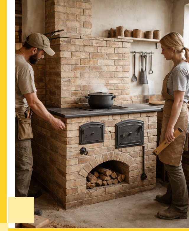 Варочно отопительные печи в Сосногорске от 92844 р. | ЭриданСно