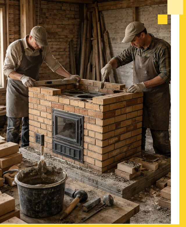 Изготовление и установка варочных печей под ключ в Сосногорске