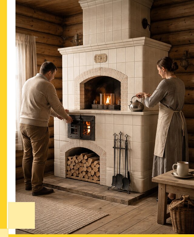 Русские печи в Сосногорске: установка от 154740 р. ЭриданСно