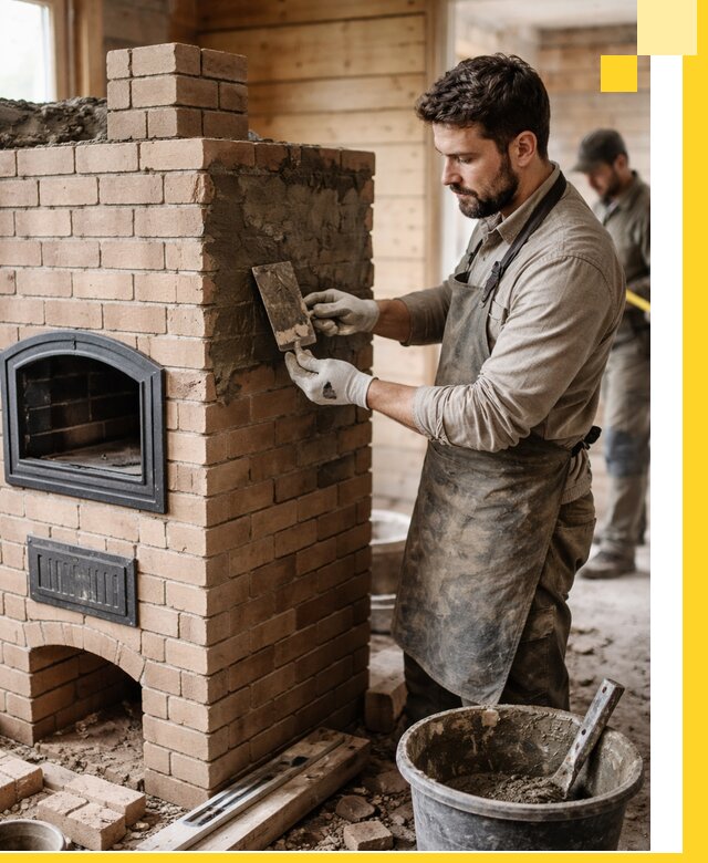 Изготовление и установка печей-шведок под ключ в Сосногорске