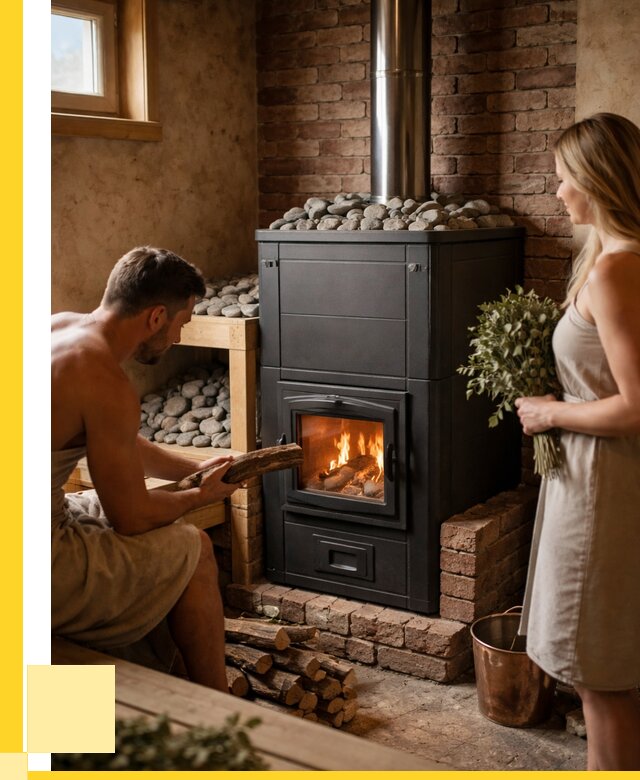 Кирпичная печь для бани на заказ в Сосногорске от 56738 р. | ЭриданСно