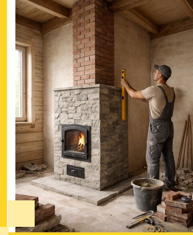 Печи и дымоходы под ключ в Сосногорске от 46422 р., ЭриданСно