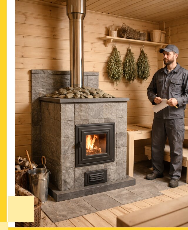 Печи для бани под ключ в Сосногорске от 123792 р. | ЭриданСно