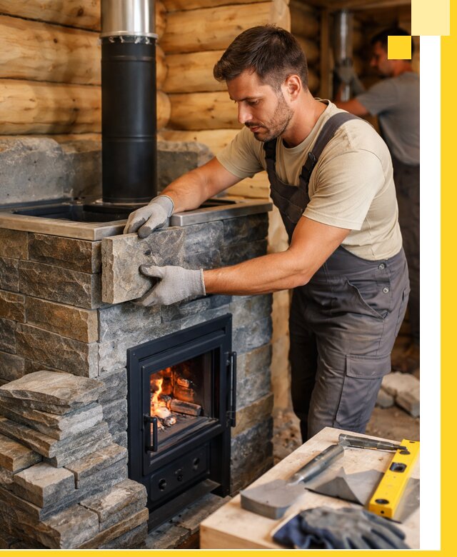 Печи для бани под ключ в Сосногорске: изготовление и монтаж