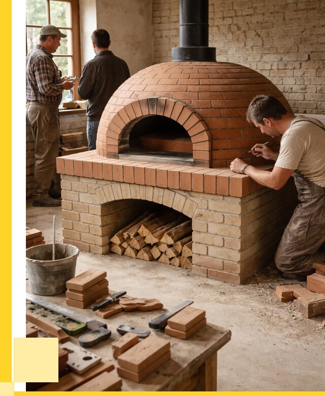 Помпейская печь дровяная для пиццы в Сосногорске | ЭриданСно от 206320 р.