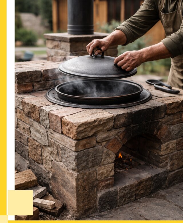 Печи для казана в Сосногорске по цене от 18569 р. | ЭриданСно