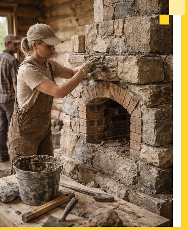 Каменные печи на заказ и монтаж в Сосногорске, долговечные решения