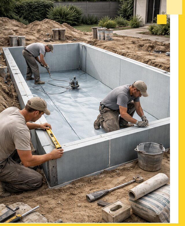 Профессиональный монтаж бассейнов под ключ в Сосногорске с гарантией