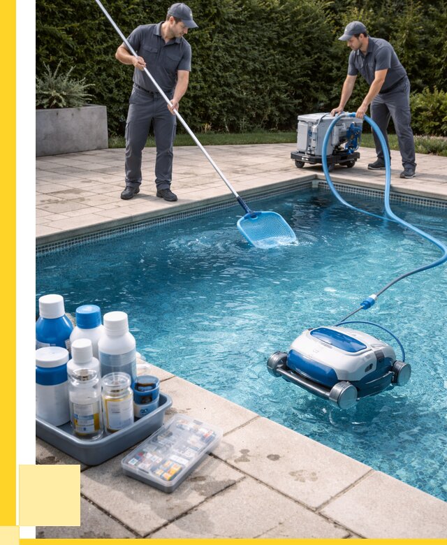 Чистка бассейнов в Сосногорске роботами, от 4642 р. | ЭриданСно