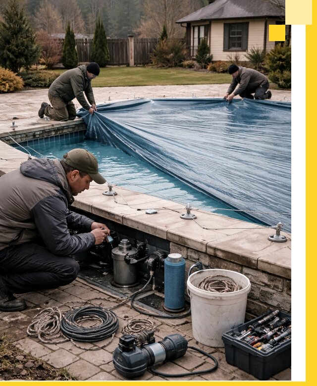 Консервация бассейнов в Сосногорске: подготовка к длительному хранению