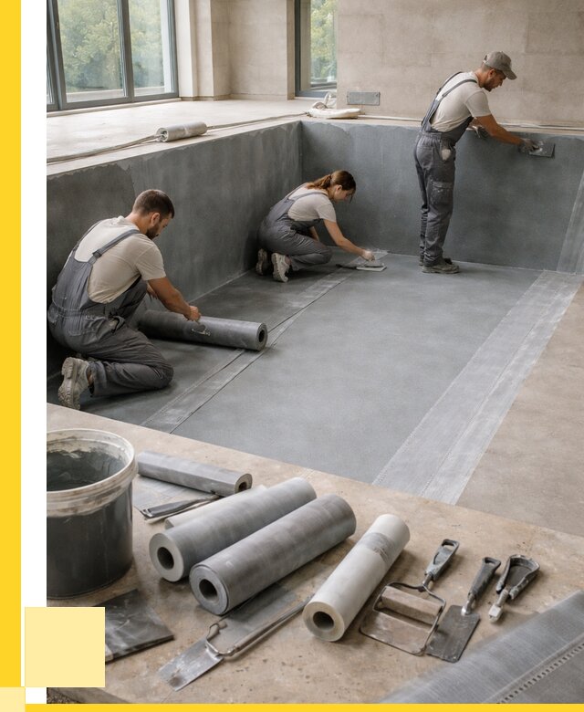 Гидроизоляция бассейнов в Сосногорске от 2063 р., ЭриданСно