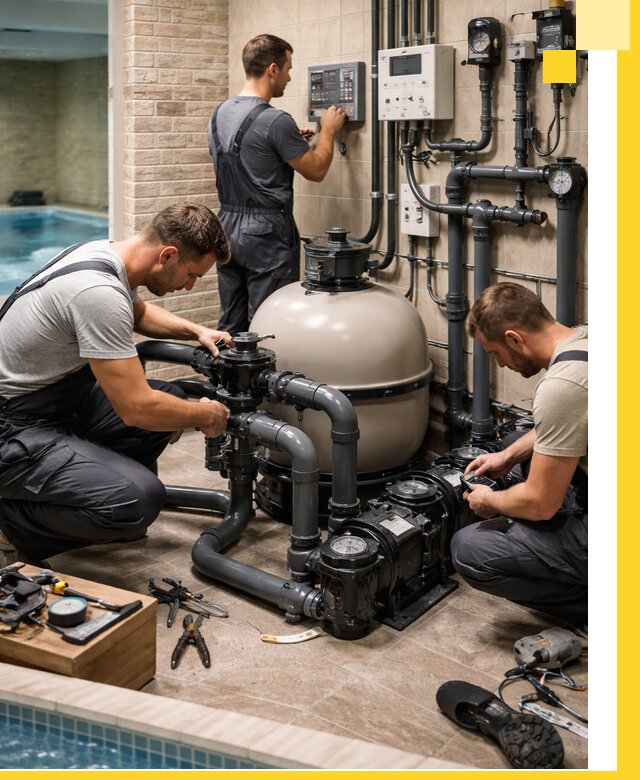 Комплексное оборудование для бассейнов под ключ в Сосногорске