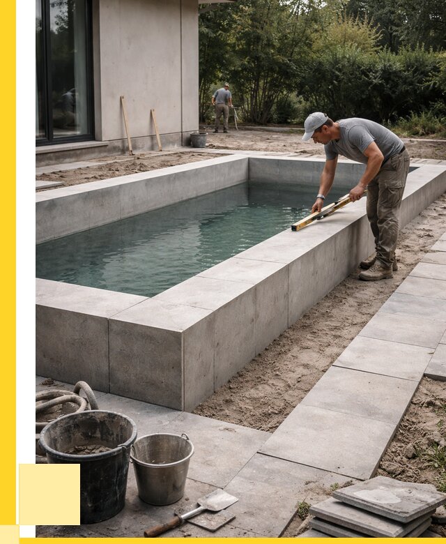 Строительство бетонного бассейна в Сосногорске от 1237920 р. | ЭриданСно