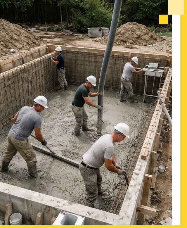 Строительство бетонных бассейнов под ключ в Сосногорске