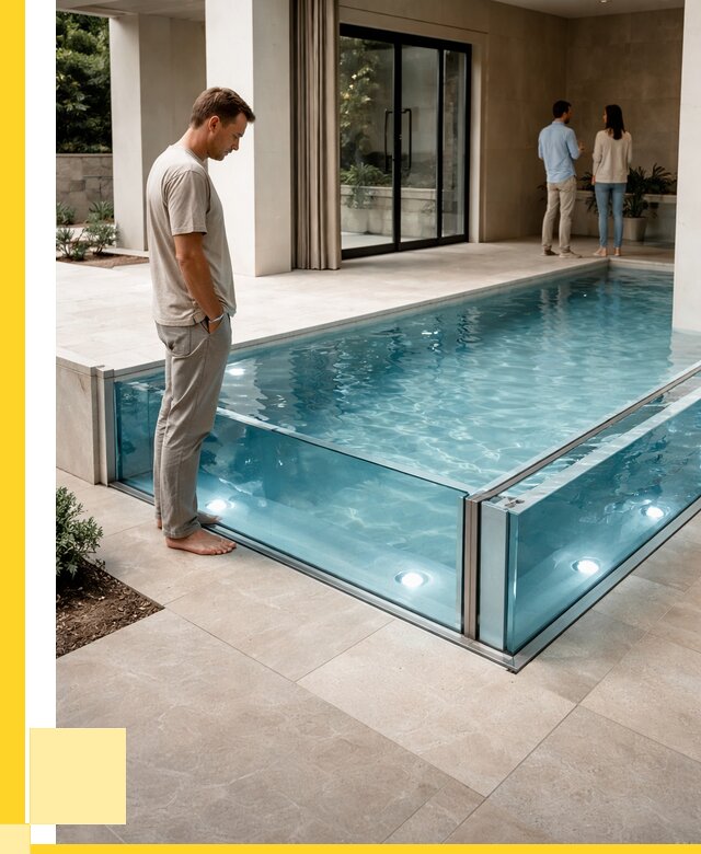 Стеклянные бассейны в Сосногорске от 1237920 р. | ЭриданСно — мозаика