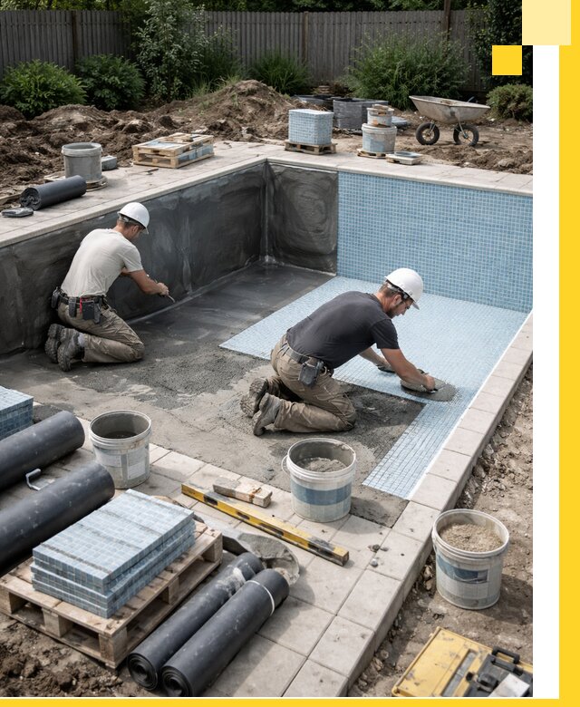 Проектирование и строительство стационарных бассейнов в Сосногорске