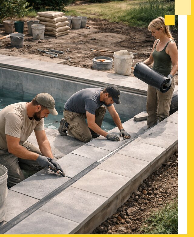 Строительство и монтаж уличных бассейнов под ключ в Сосногорске