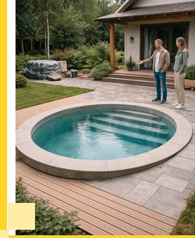 Бассейн на даче под ключ в Сосногорске от 206320 р., ЭриданСно