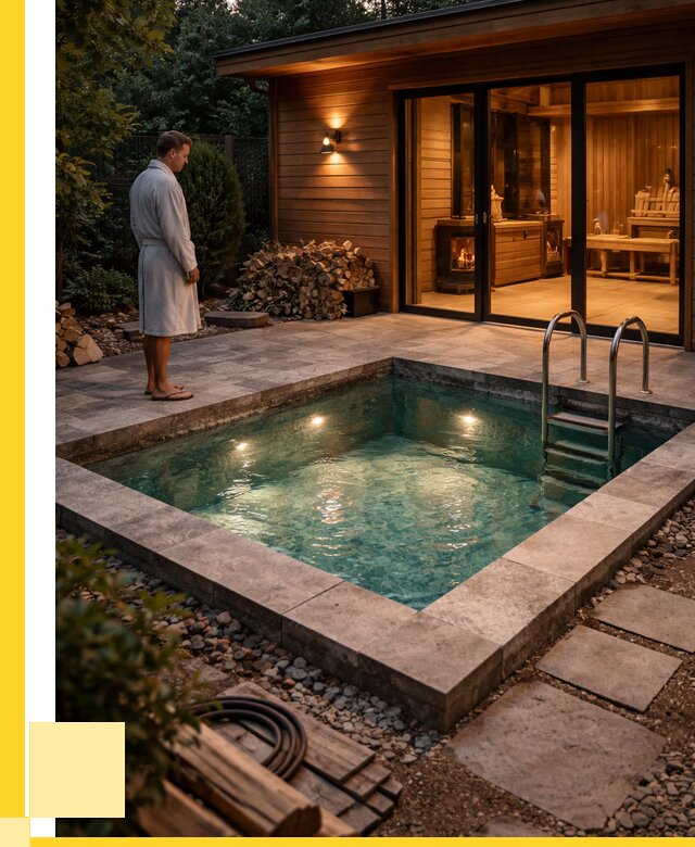 Бани с бассейном под ключ в Сосногорске от 98002 р. | ЭриданСно