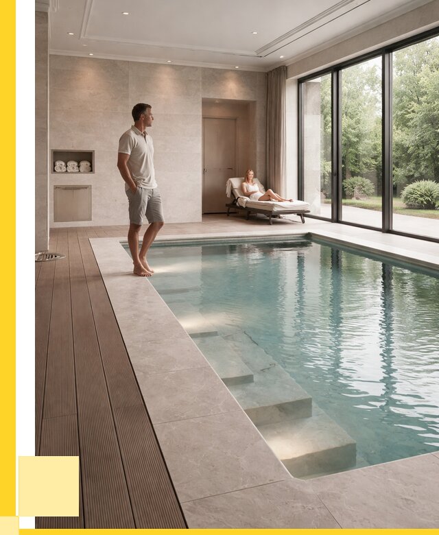 Бассейны в коттедже под ключ в Сосногорске от 1237920 р. | ЭриданСно