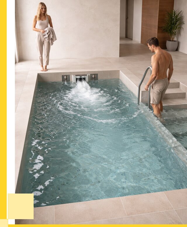 Бассейн с противотоком в Сосногорске от 257900 р. | ЭриданСно