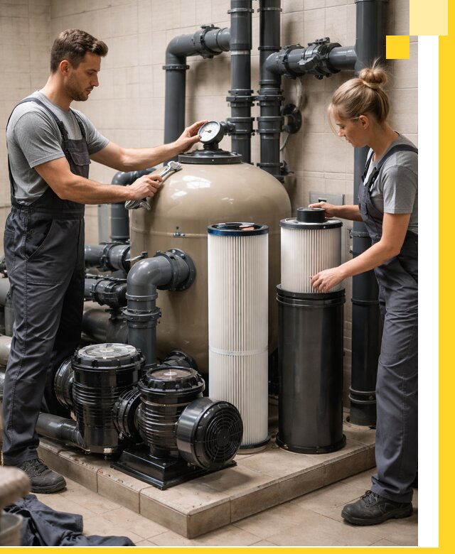 Фильтры и системы фильтрации для бассейнов в Сосногорске