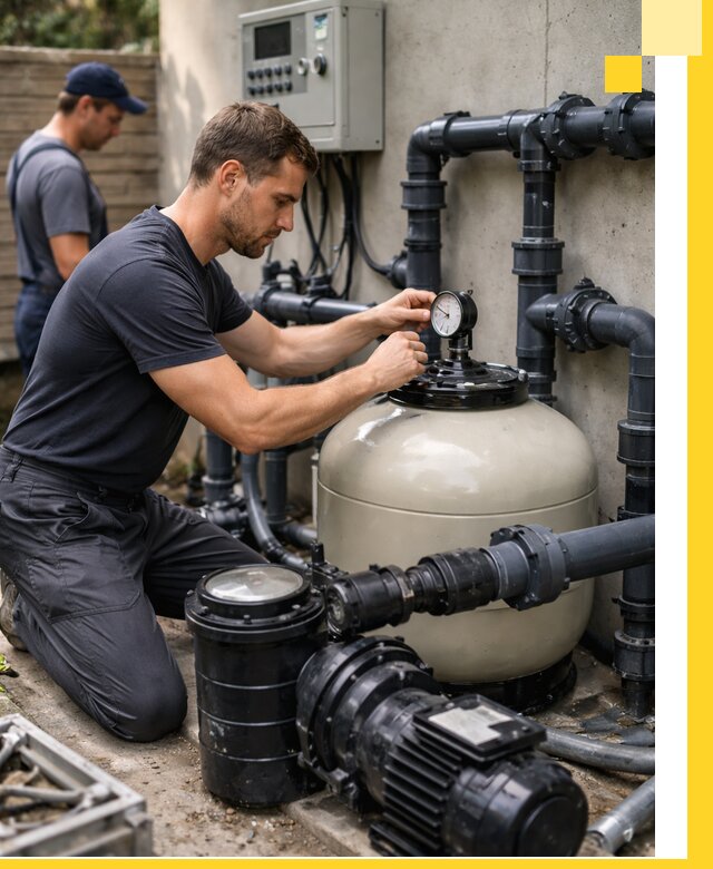 Поставка и монтаж фильтровального оборудования для бассейнов в Сосногорске