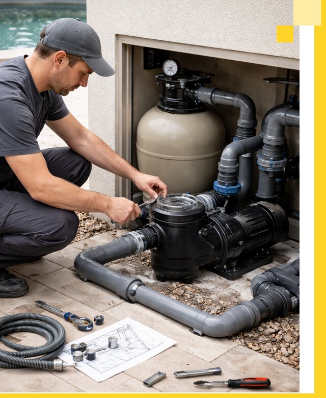 Поставка, монтаж и сервис насосов для бассейнов в Сосногорске