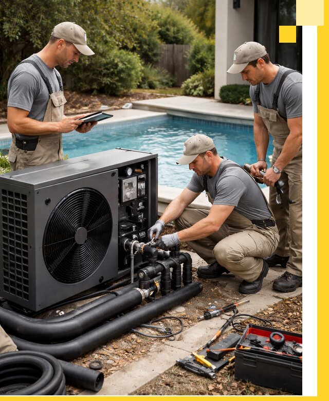 Проектирование и установка тепловых насосов для бассейнов в Сосногорске