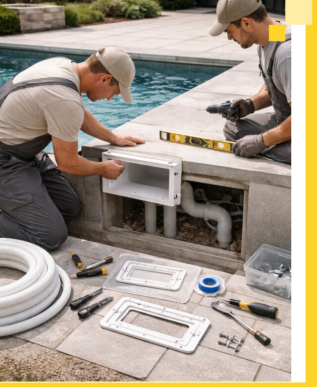 Поставка и установка скиммеров для бассейнов в Сосногорске