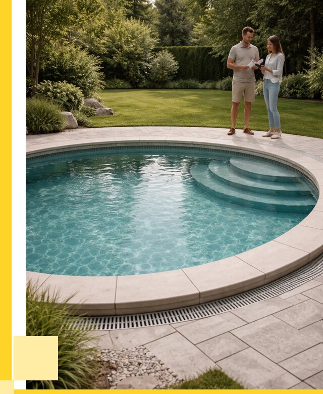 Круглые каркасные бассейны купить в Сосногорске от 257900 р. | ЭриданСно