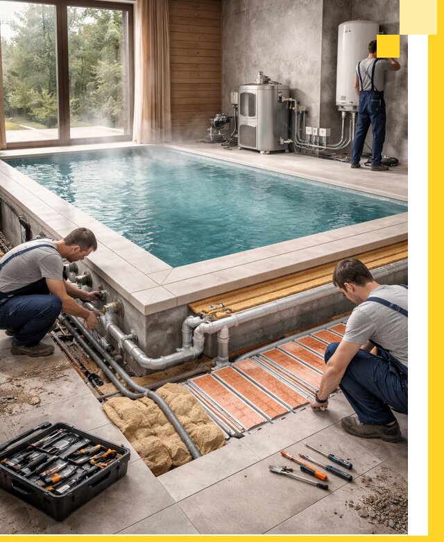 Проектирование и строительство тёплых бассейнов в Сосногорске