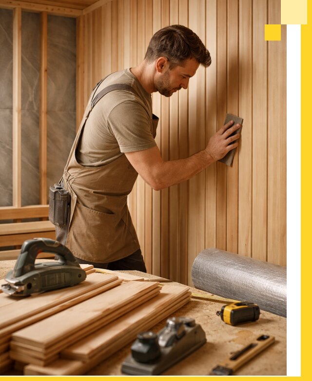 Профессиональная отделка саун и парных под ключ в Сосногорске