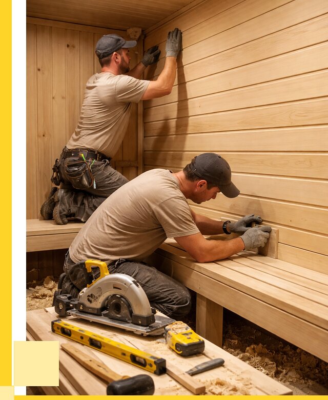 Обшивка саун вагонкой в Сосногорске от 2579 р. | ЭриданСно