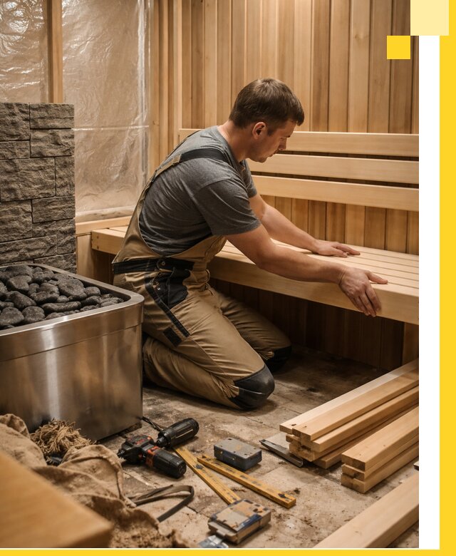 Сауны для дома под ключ с проектированием и монтажом в Сосногорске