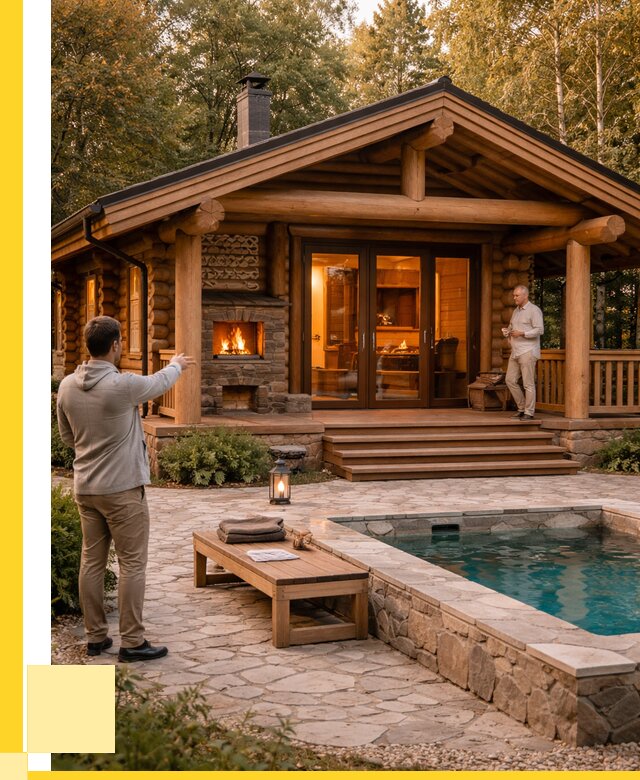 Проекты бань и хамам в Сосногорске от 25790 р. | ЭриданСно