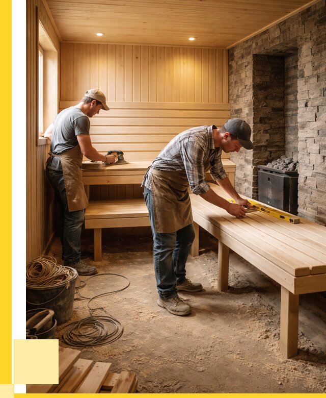 Отделка бани в Сосногорске: внутренняя отделка от 3095 р. | ЭриданСно