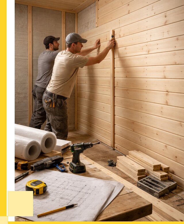 Обшивка бани вагонкой в Сосногорске от 1238 р., ЭриданСно